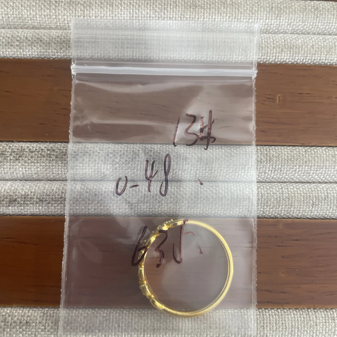 克重0.48 13号 麦穗6D戒指 足金999