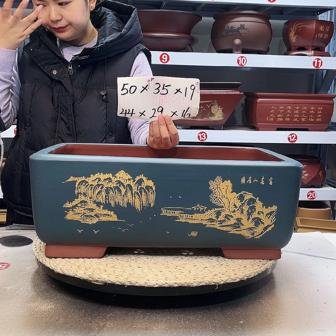 紫砂花盆紫砂花盆