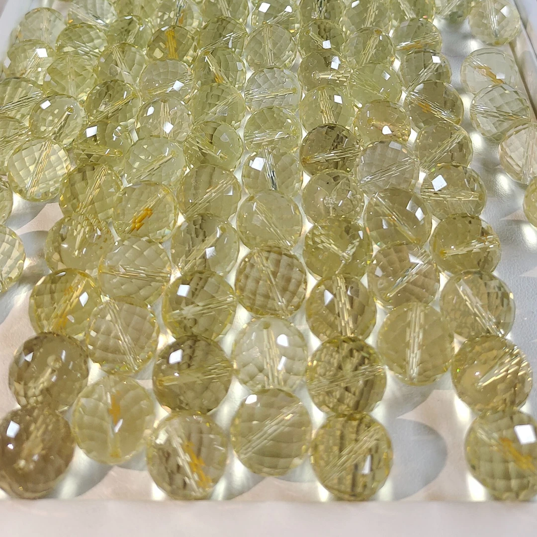 黄水多面钻切圆珠HS404多样性发其一/13M