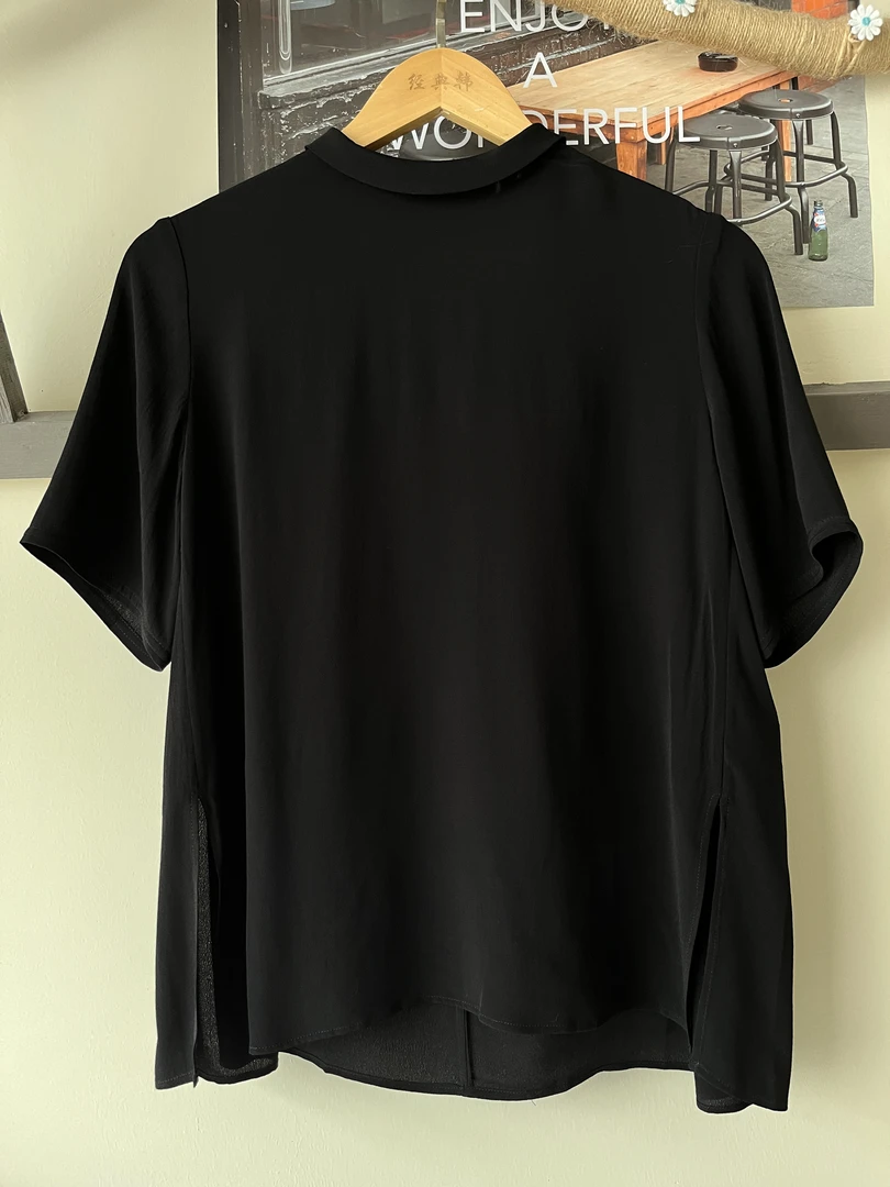 G26-7788经典韩时尚休闲百搭款翻领短袖T