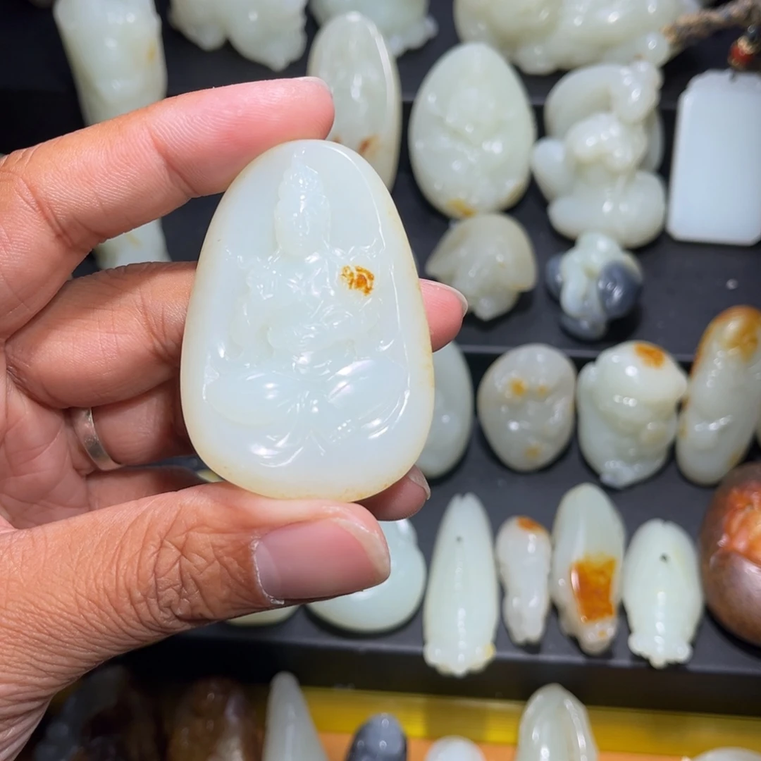 和田玉颈饰未镶嵌东****5