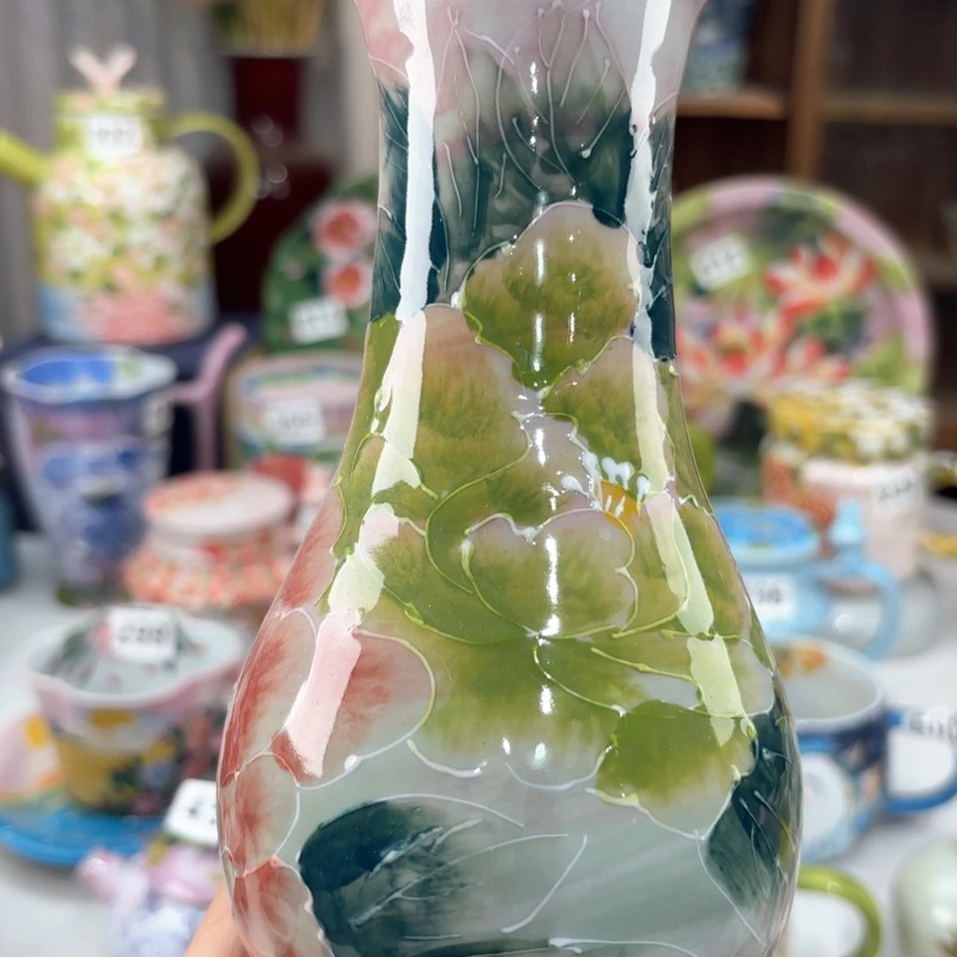 景德镇手绘高温釉下彩陶瓷茶具
