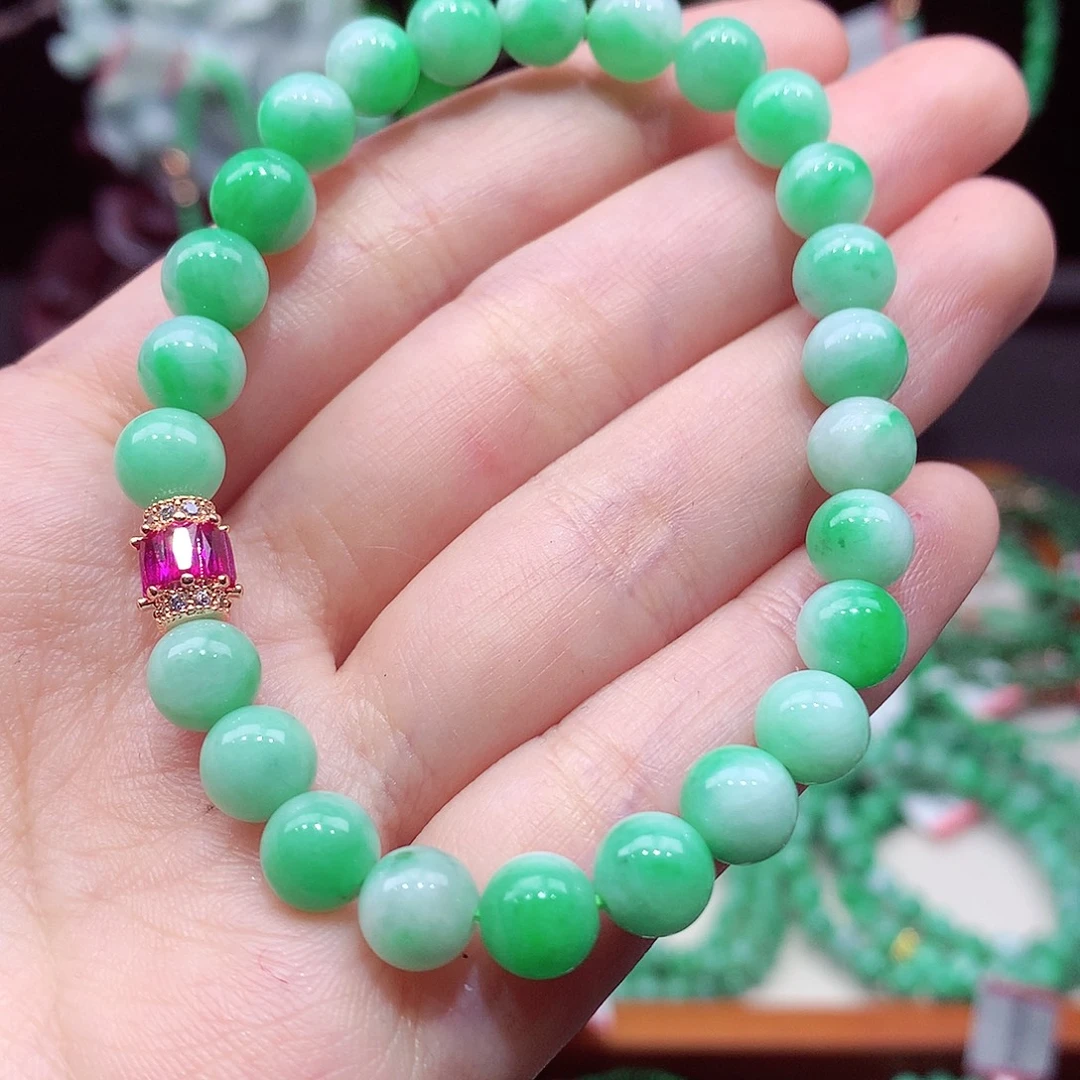 翡翠未镶嵌手链翡翠