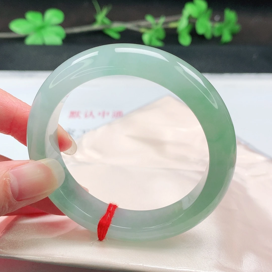 翡翠未镶嵌手镯53圈