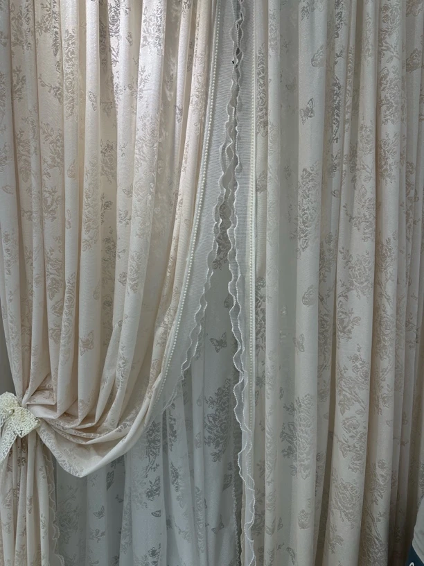 精编蝶恋花纱帘宽6m高2.7m