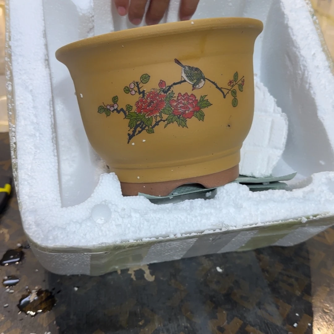 紫砂花盆瑕疵的问题都