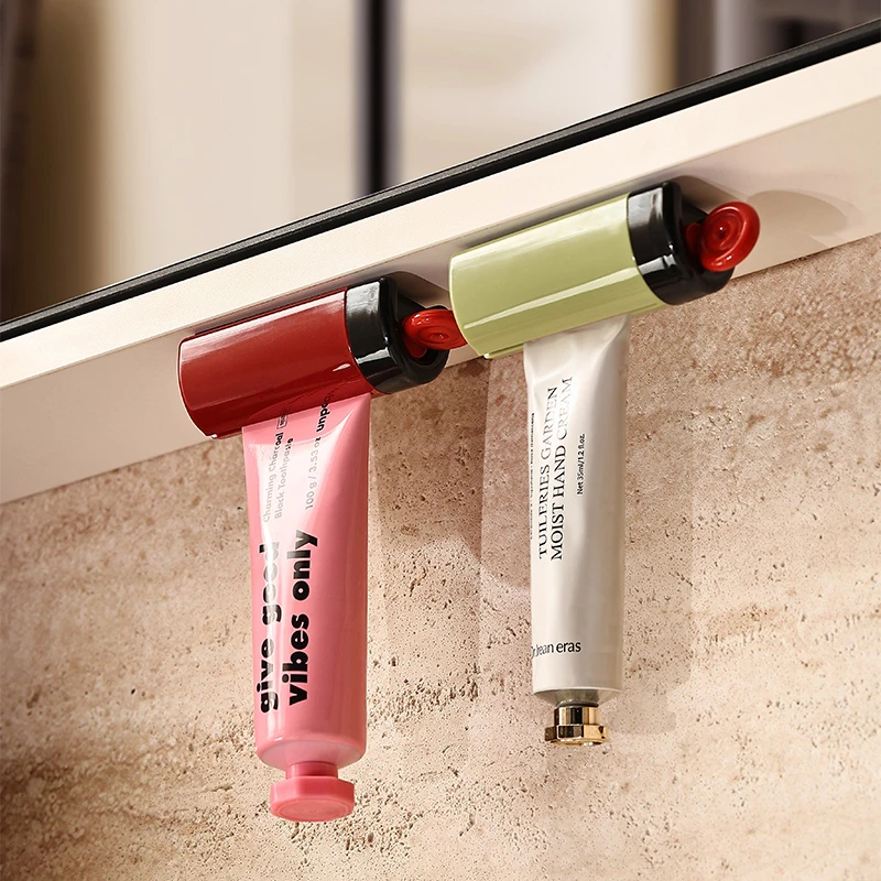 尊慕斯磁吸挤牙膏神器壁挂式2025年新款浴室柜下洗面奶创意牙膏夹