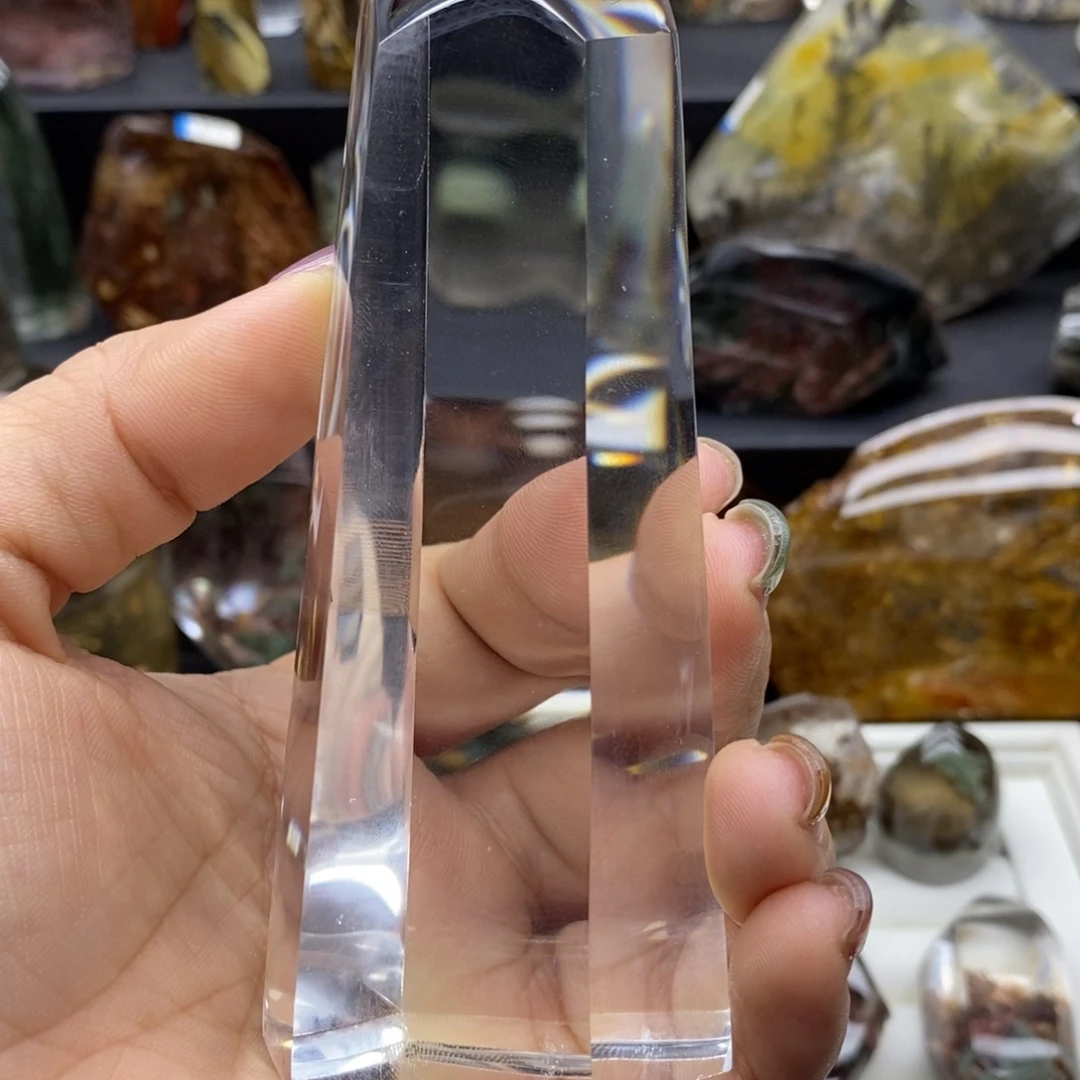 水晶未镶嵌珠宝半成品