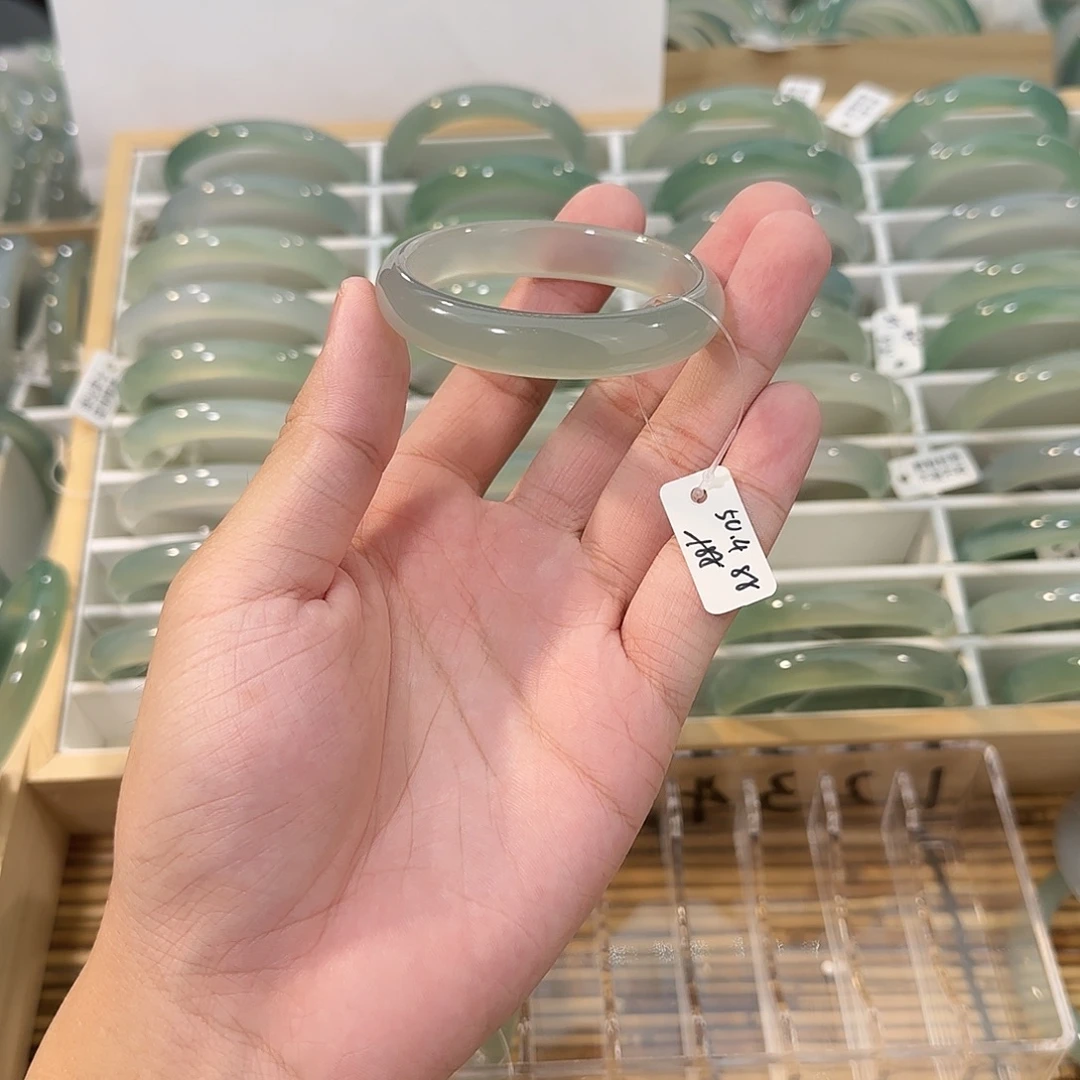 手镯玛瑙/玉髓未镶嵌圈口50.4