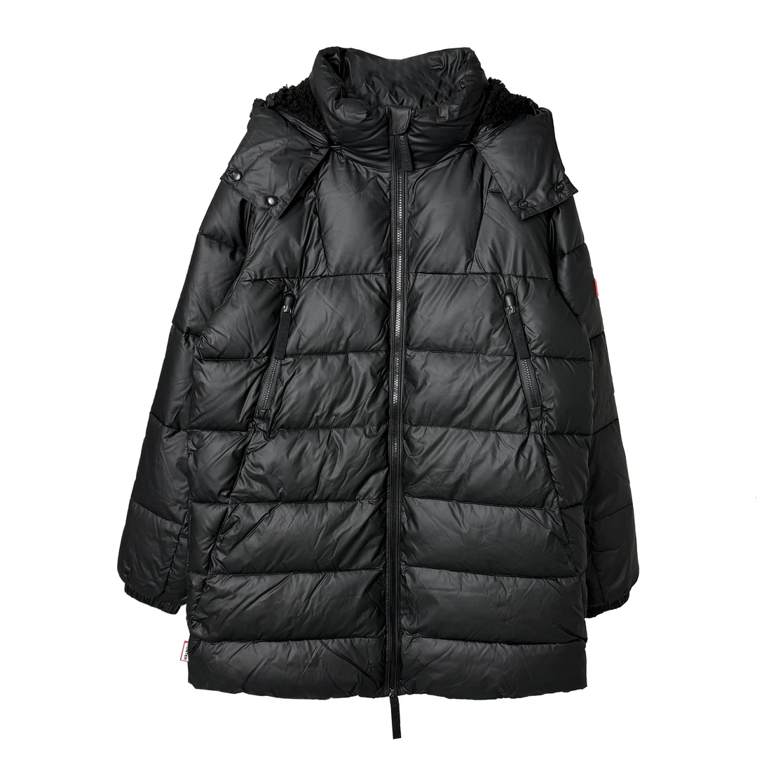 HUNTER/亨特中长款加厚户外可拆卸肩带百搭棉服 MRO1513RTN