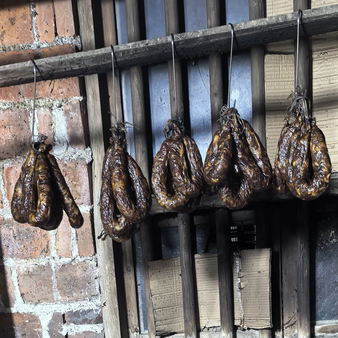 湖南农家柴火原味香肠 纯肉腊香肠