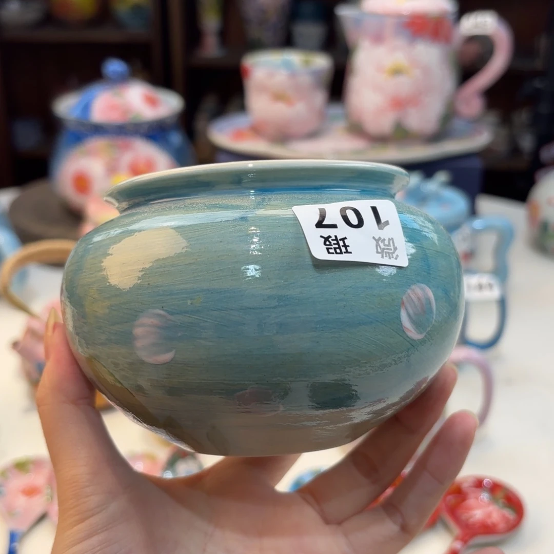 景德镇手绘高温釉下彩陶瓷茶具