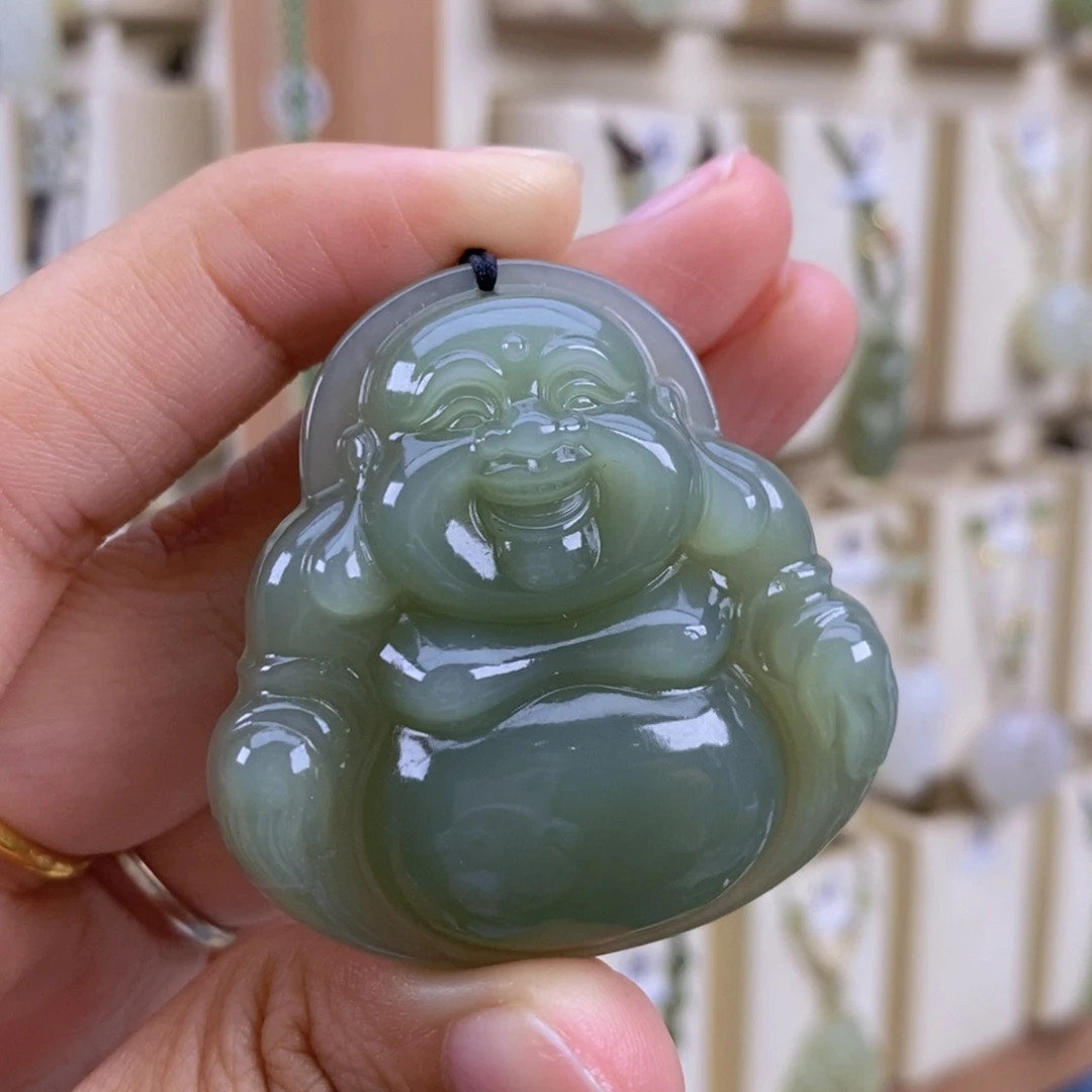 陈***~和田玉未镶嵌颈饰