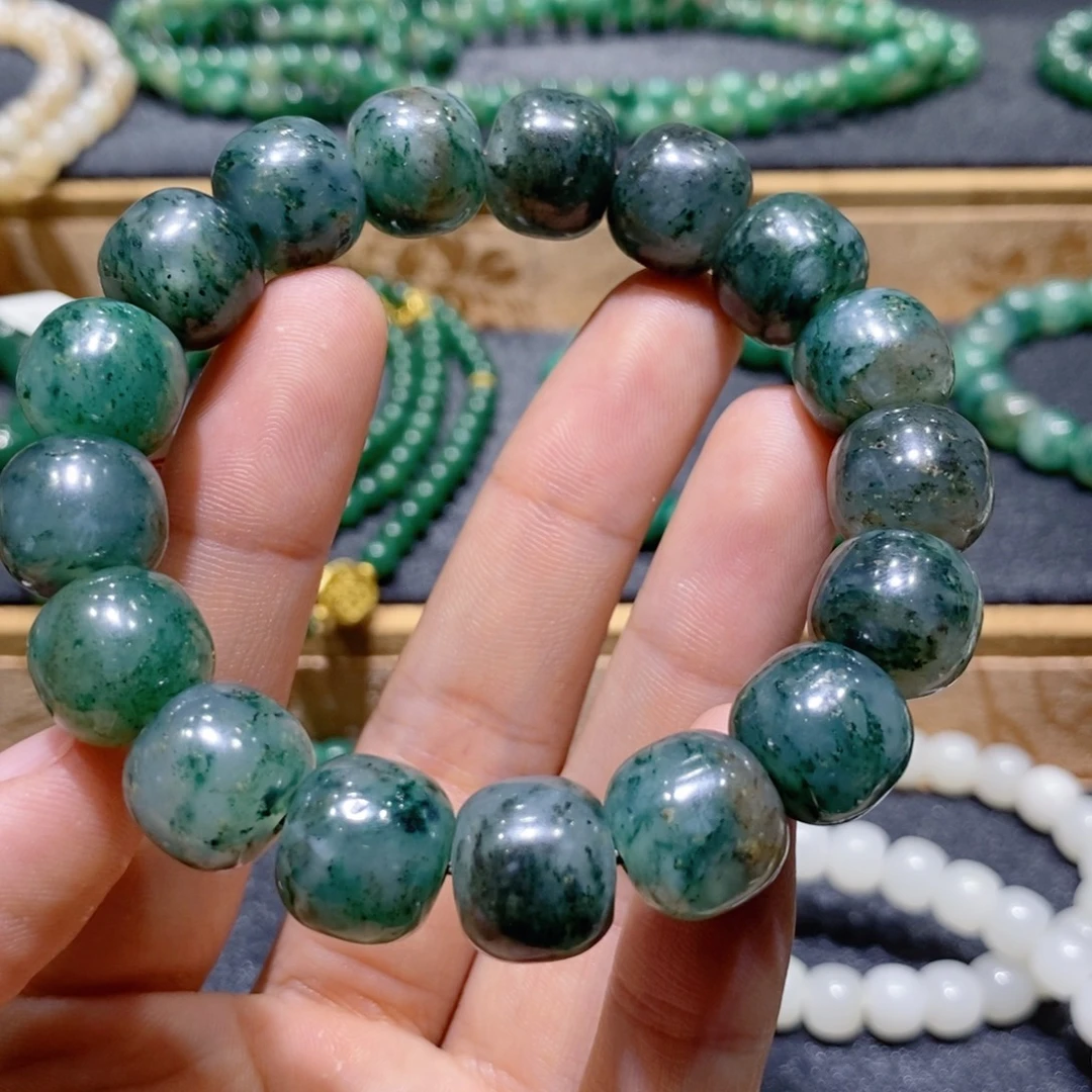 独山玉未镶嵌手串