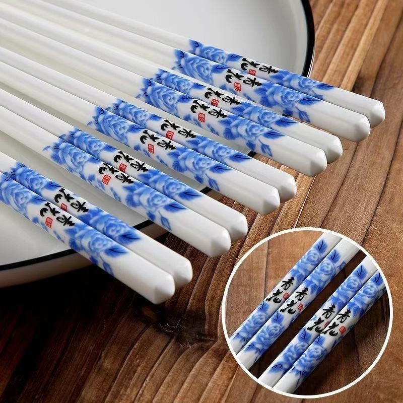 （十双）景德镇陶瓷筷子