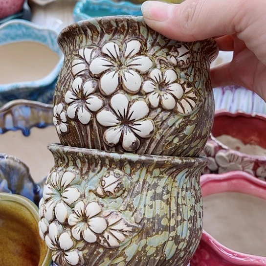 多肉绿植陶瓷花盆