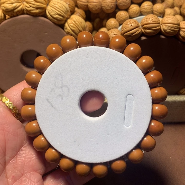 手串桃核猴头光珠