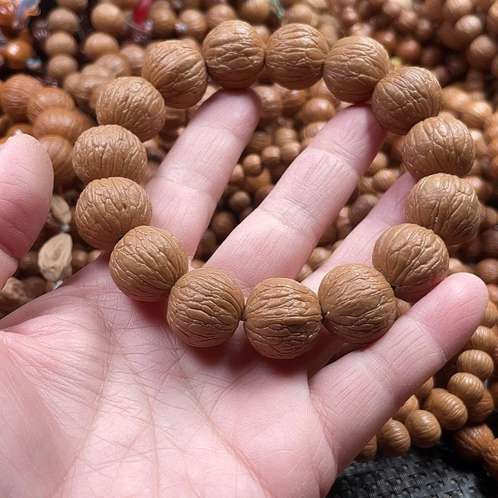 手串猴头核桃1.8同尺聚宝盆