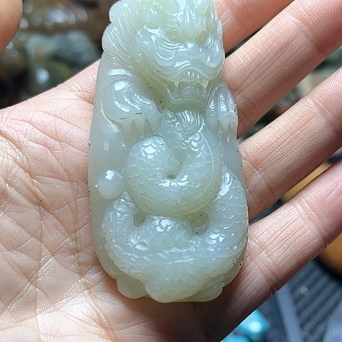 白玉菩提吊坠狂**品
