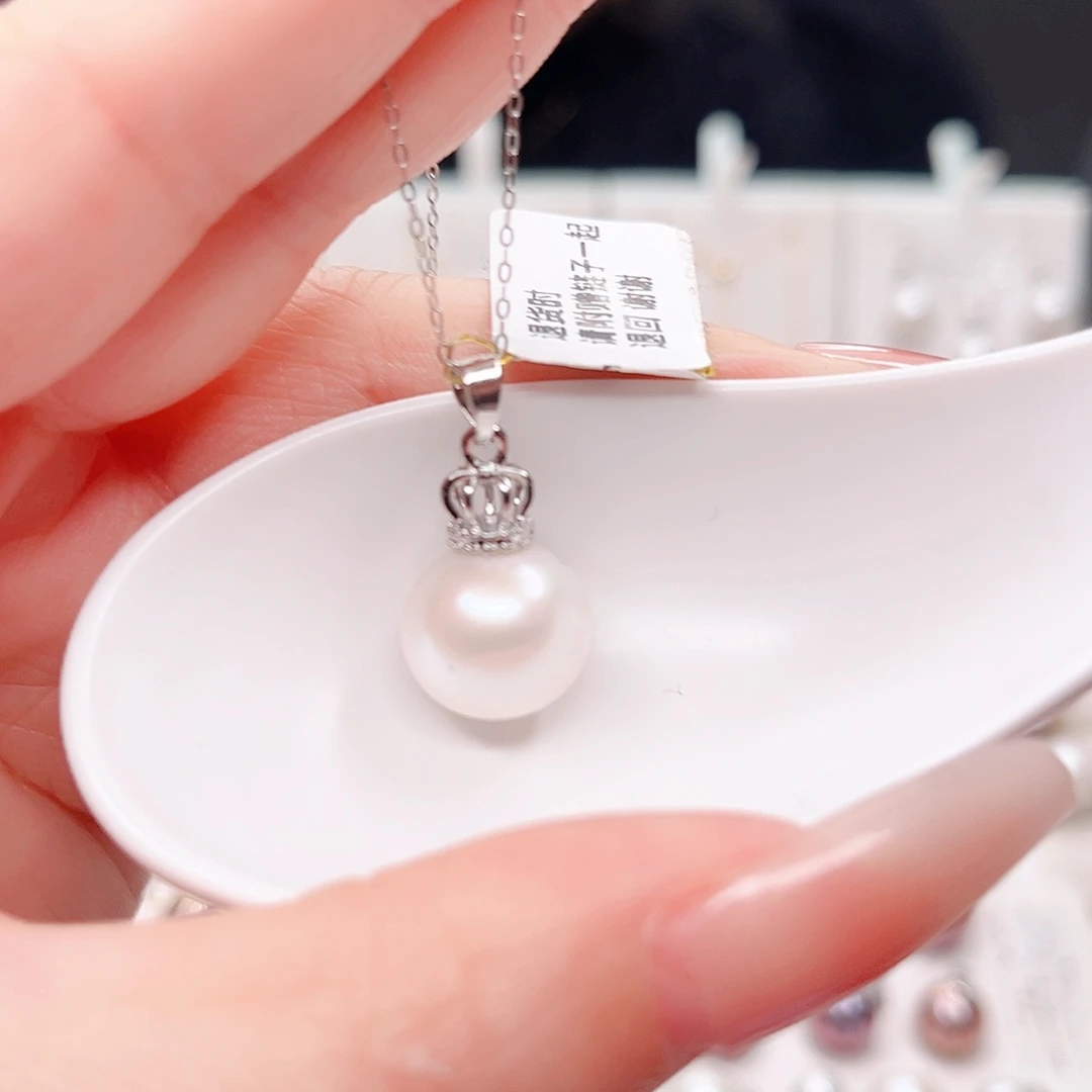 淡水珍珠吊坠(赠链)合金