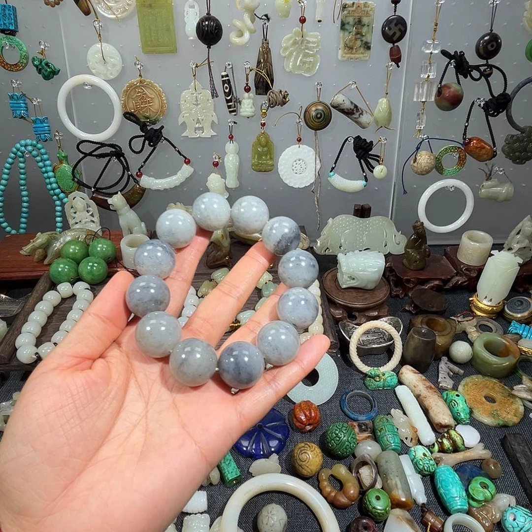 吊坠白玉菩提斗*士