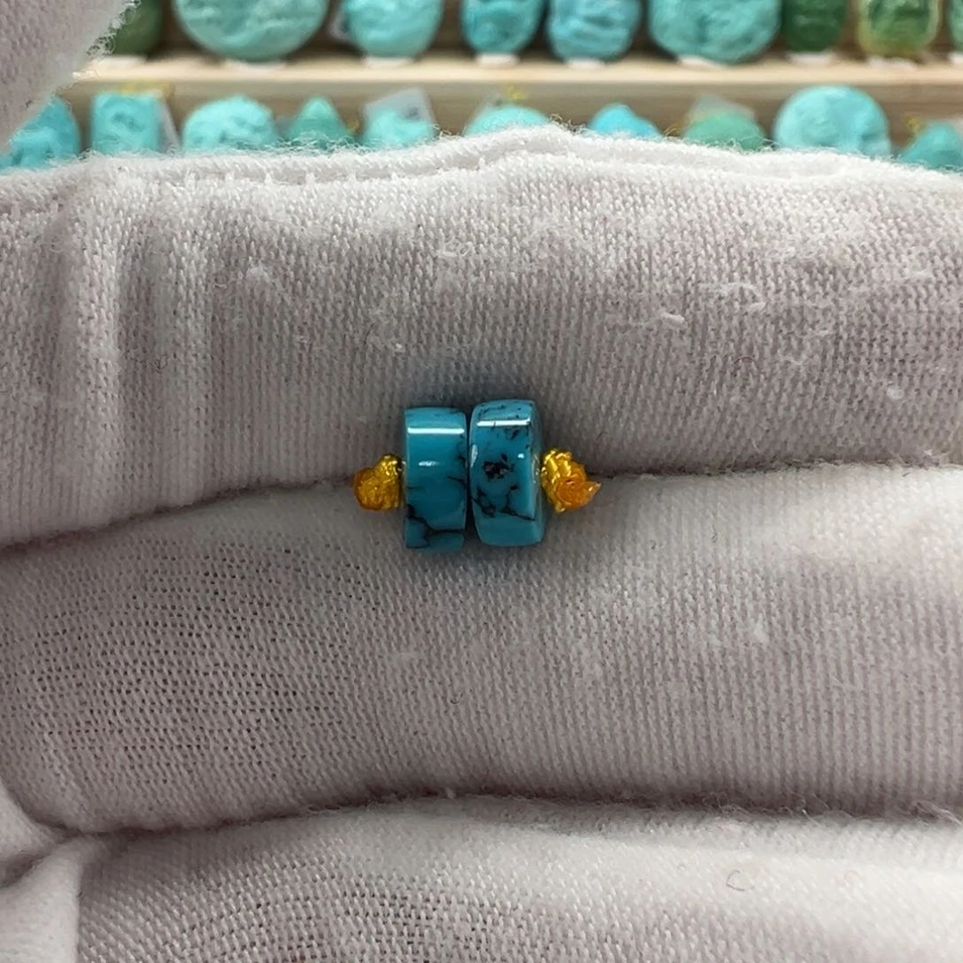 未镶嵌绿松石隔片7mm