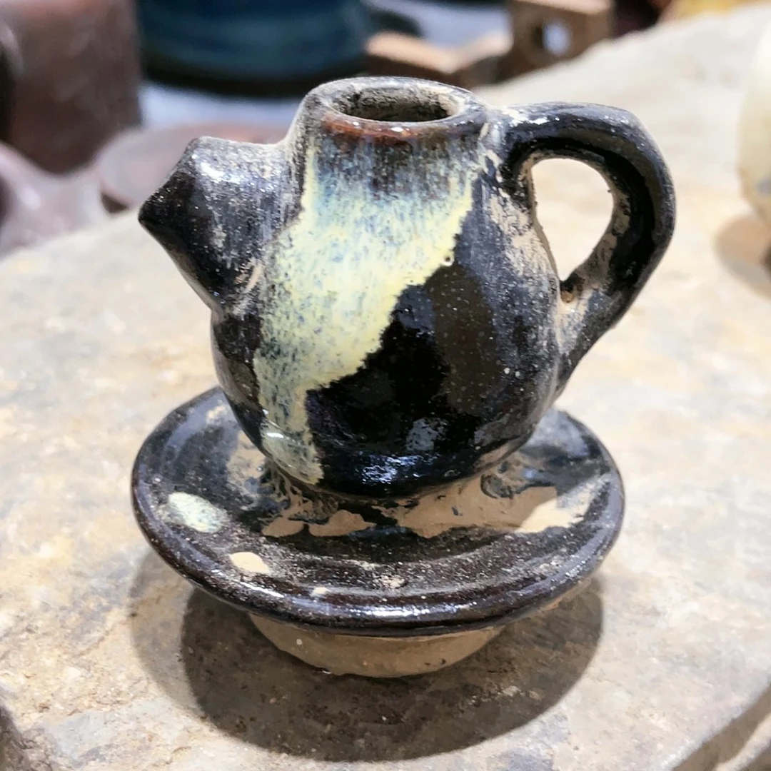 瓦当摆件摆件茶茶包陶瓷