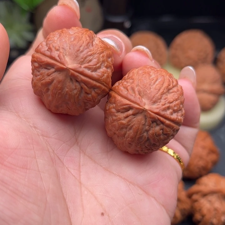 把件文玩核桃花王元宝