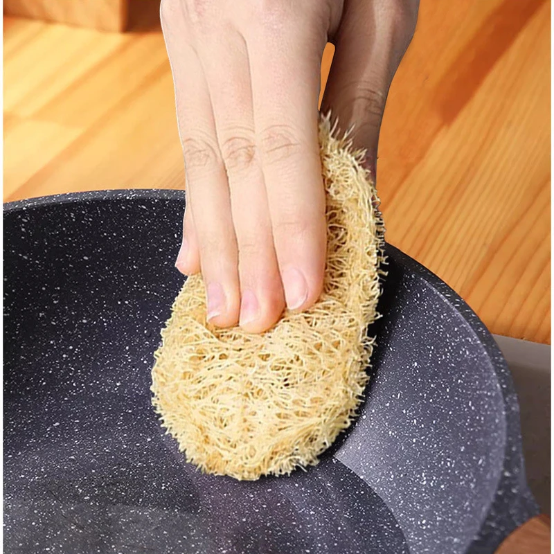 丝瓜络洗碗片刷锅洗碗布天然家务厨房清洁丝瓜瓤段百洁布洗碗抹布