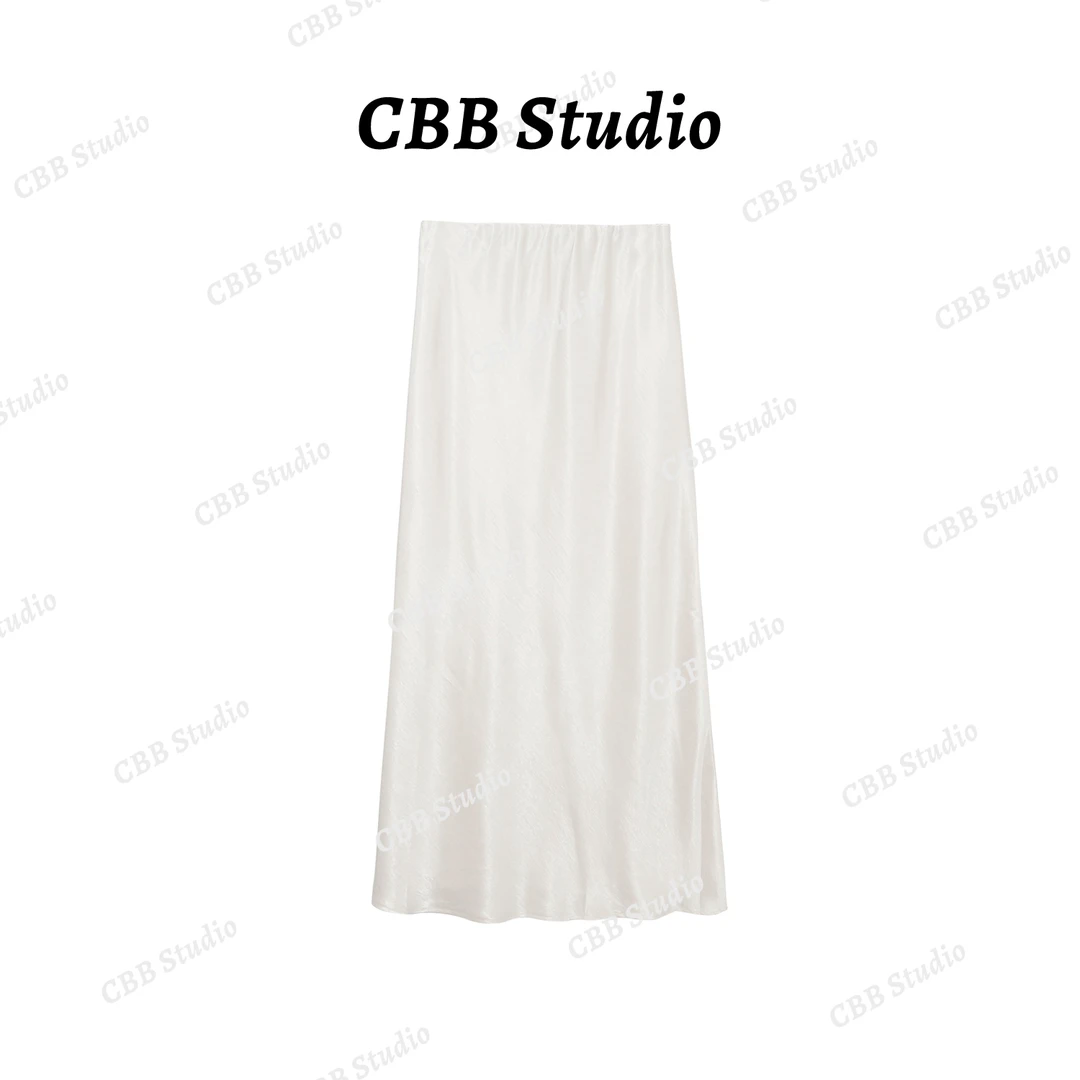 乐乐【流光】松紧腰半身裙BB25X258