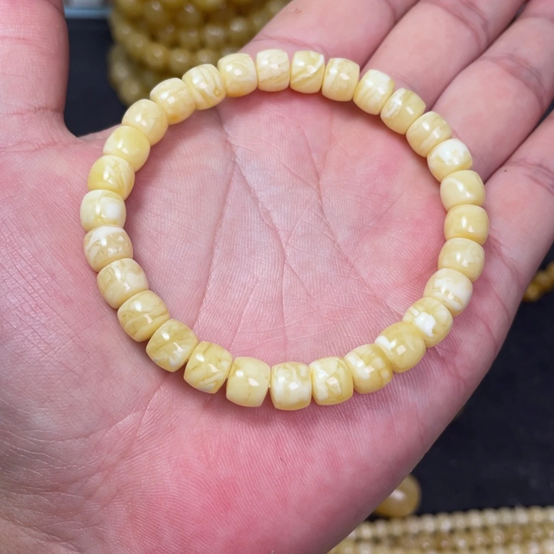 未镶嵌蜜蜡裸石蜜蜡手串8mm