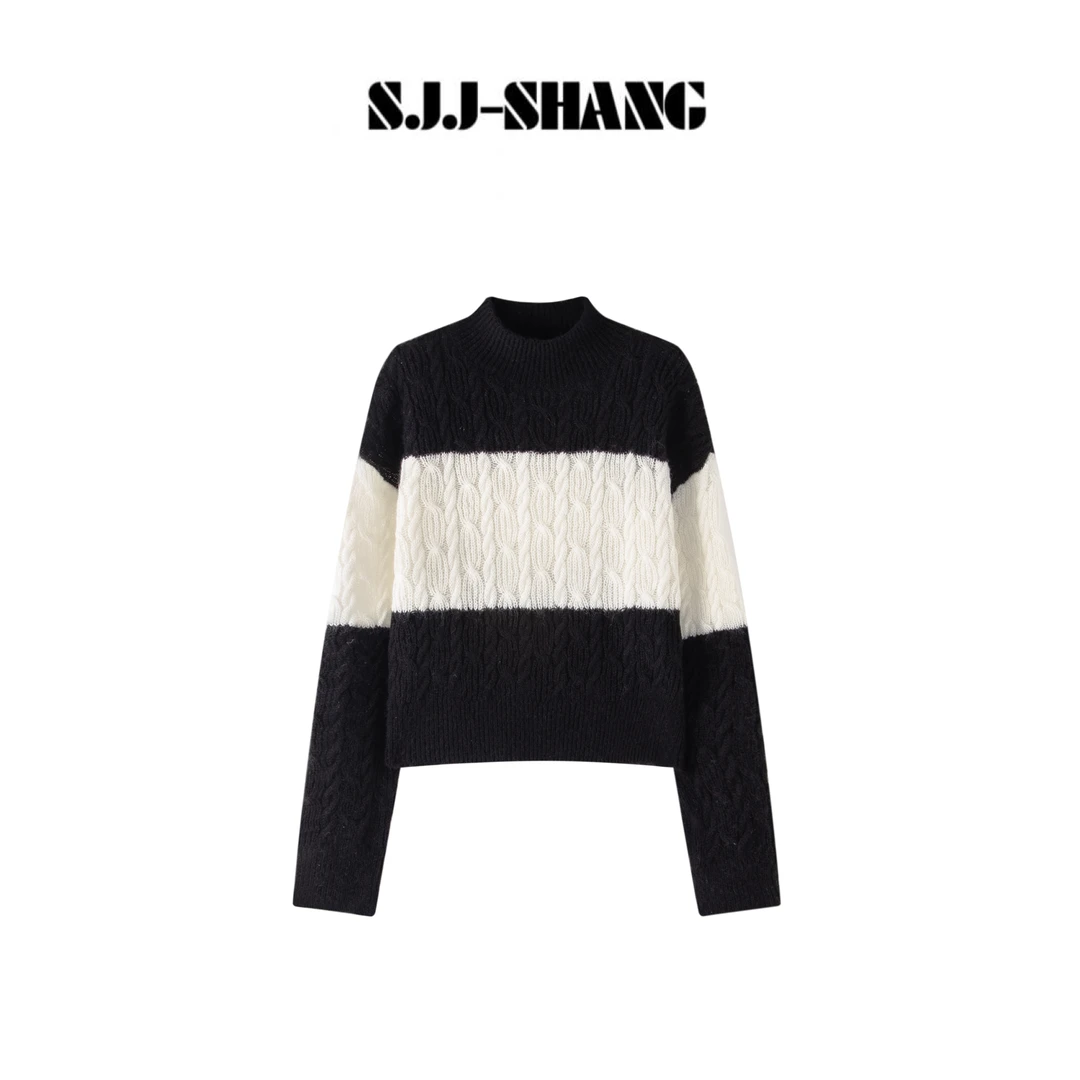 SJJ-SHANG【熊猫毛衣】重磅357针超幼马海毛羊毛毛衫上衣q136268p