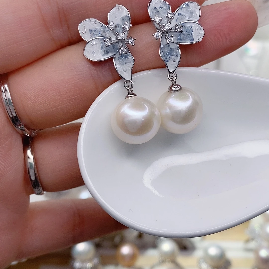 未镶嵌淡水珍珠耳饰