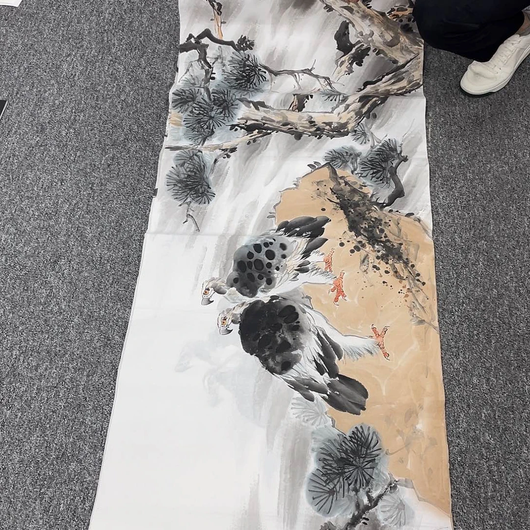 国画纯手绘字画宣纸