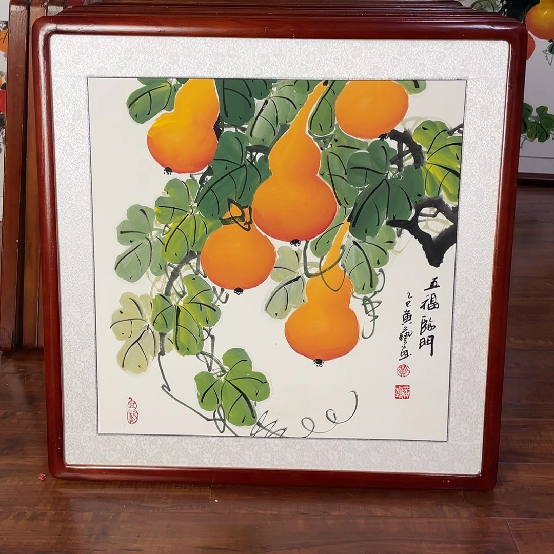 国画带框尺寸63*63厘米