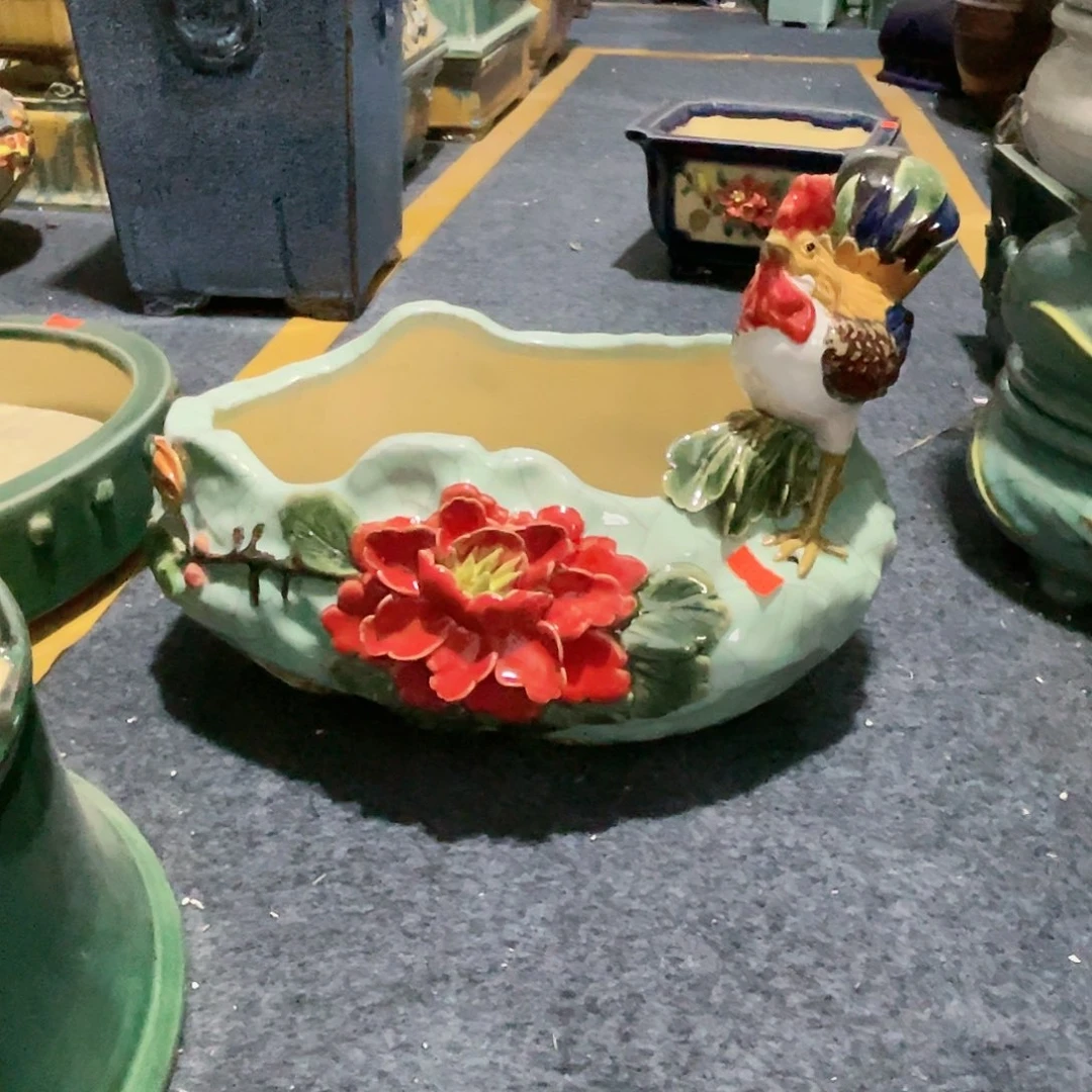 内长24×14×11正宗岭南石湾盆