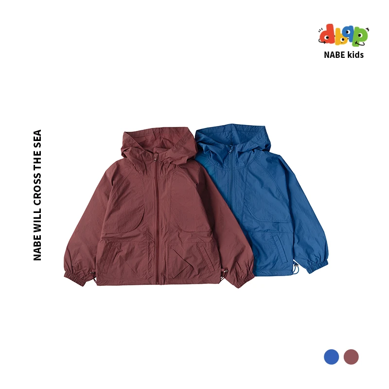 【断码清仓】NABE儿童春季休闲云底儿童防晒外套韩版宽松防晒衣轻薄