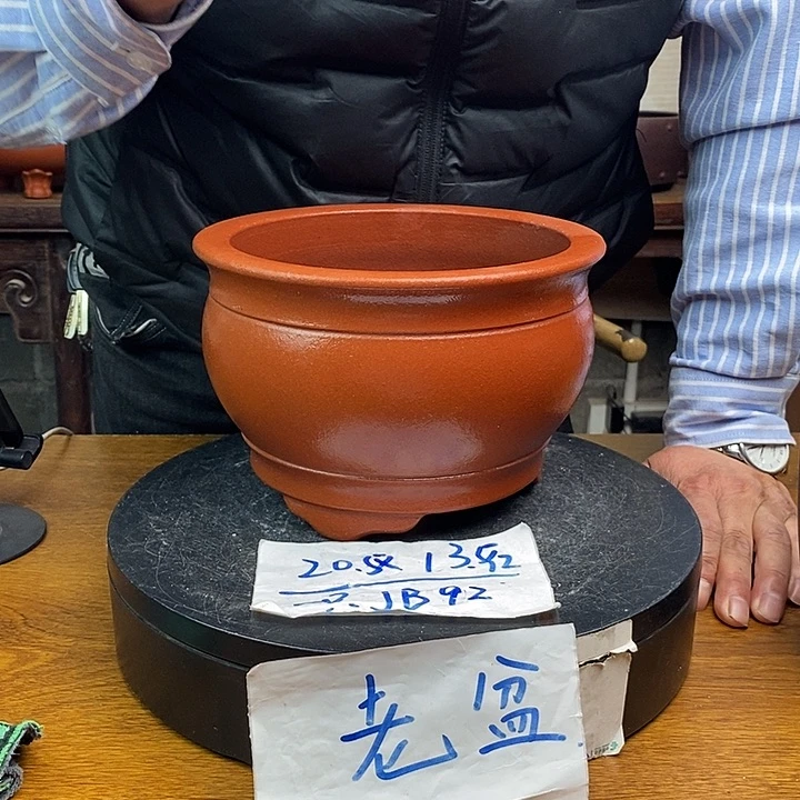 紫砂花盆货号一只JB92