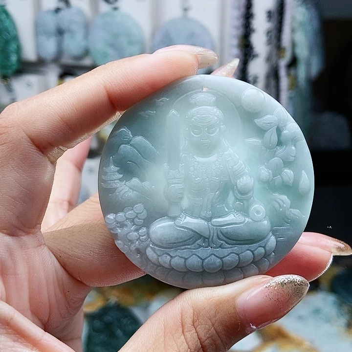 翡翠未镶嵌颈饰翡翠