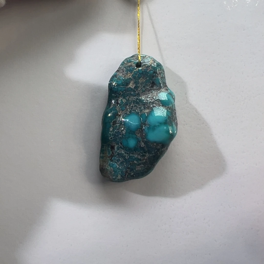 绿松石未镶嵌挂件