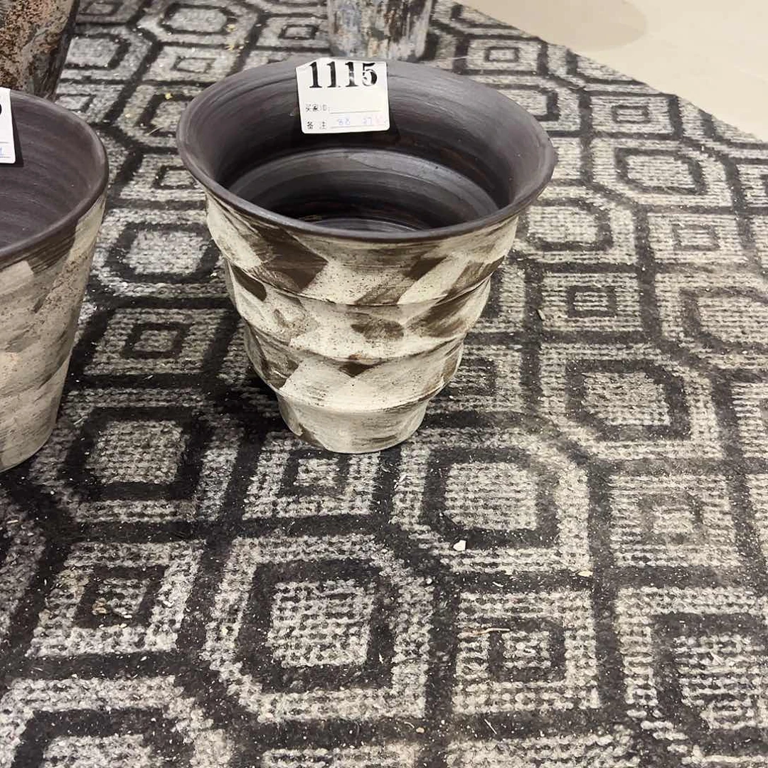 瓶1115高17.5口15已打孔陶瓷