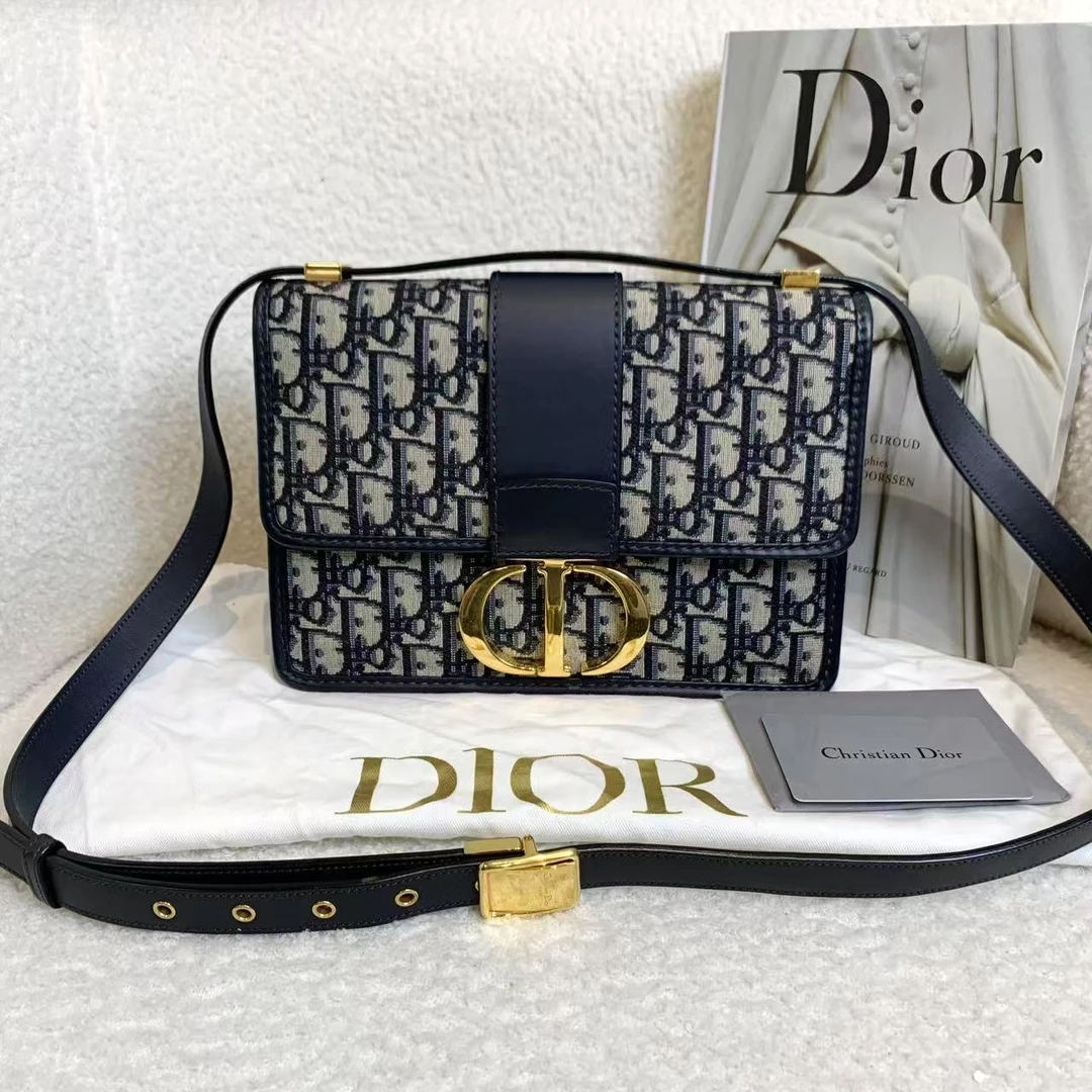 99新 DIOR/迪奥 壹臻/柯南 老花蒙田30斜挎包/75895765