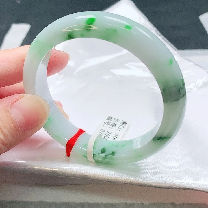 翡翠未镶嵌手镯手镯56