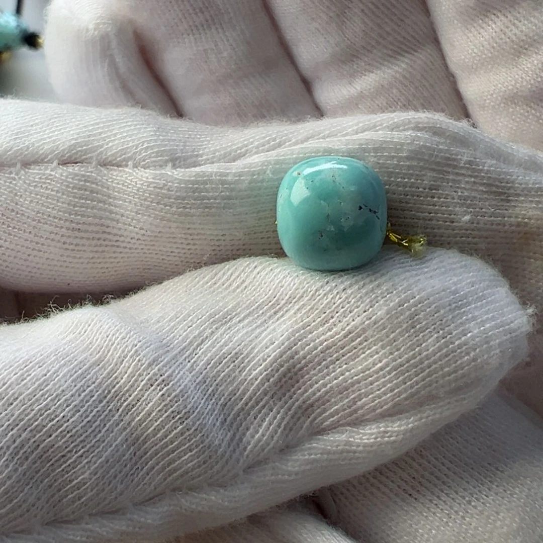 绿松石未镶嵌配饰直径10.3