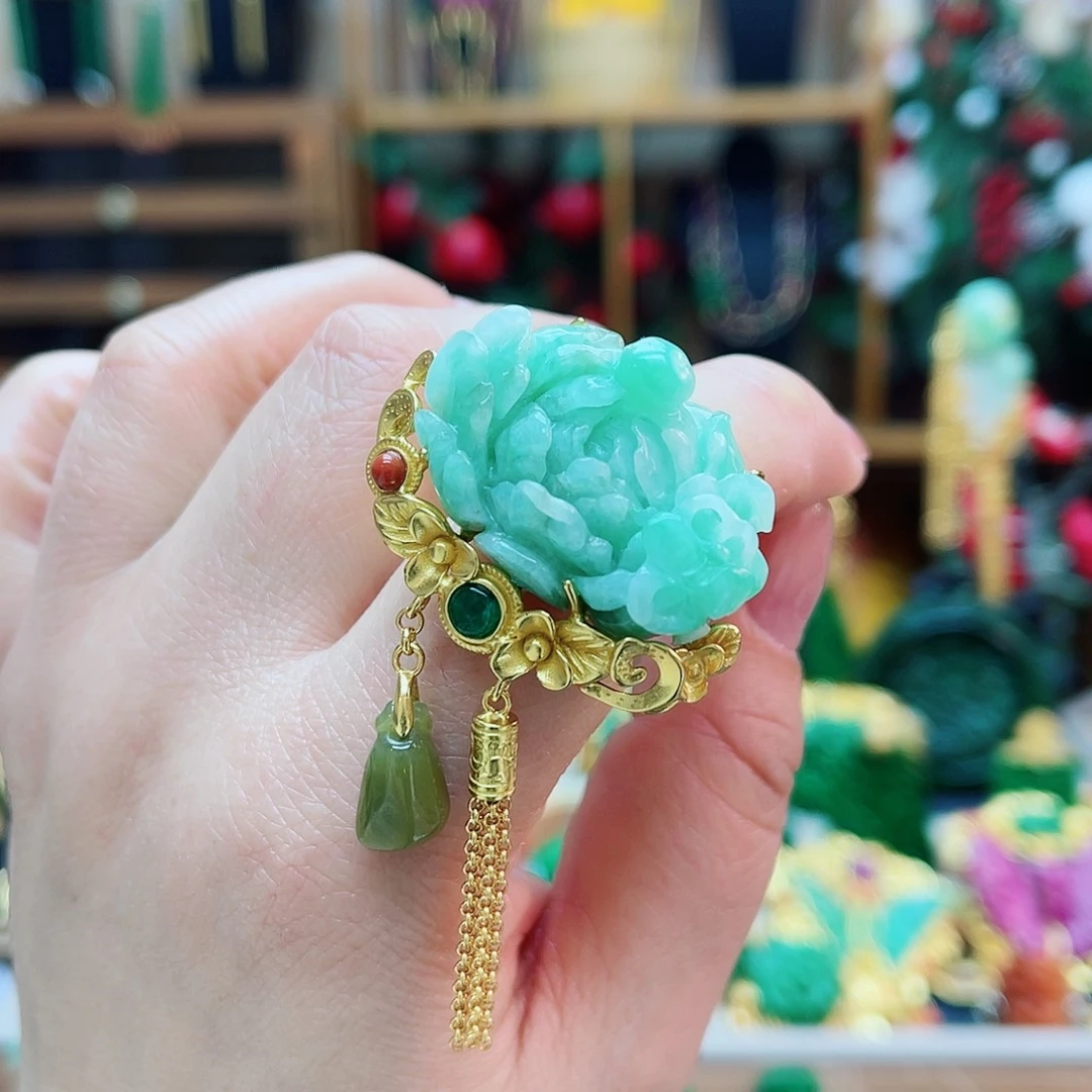 银S925镶嵌戒指翡翠48小时鉴赏期