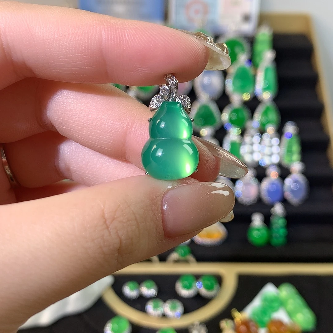 玛瑙/玉髓银S925镶嵌颈饰