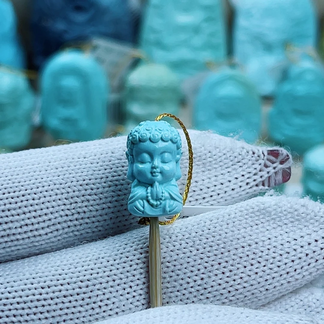 绿松石未镶嵌配饰