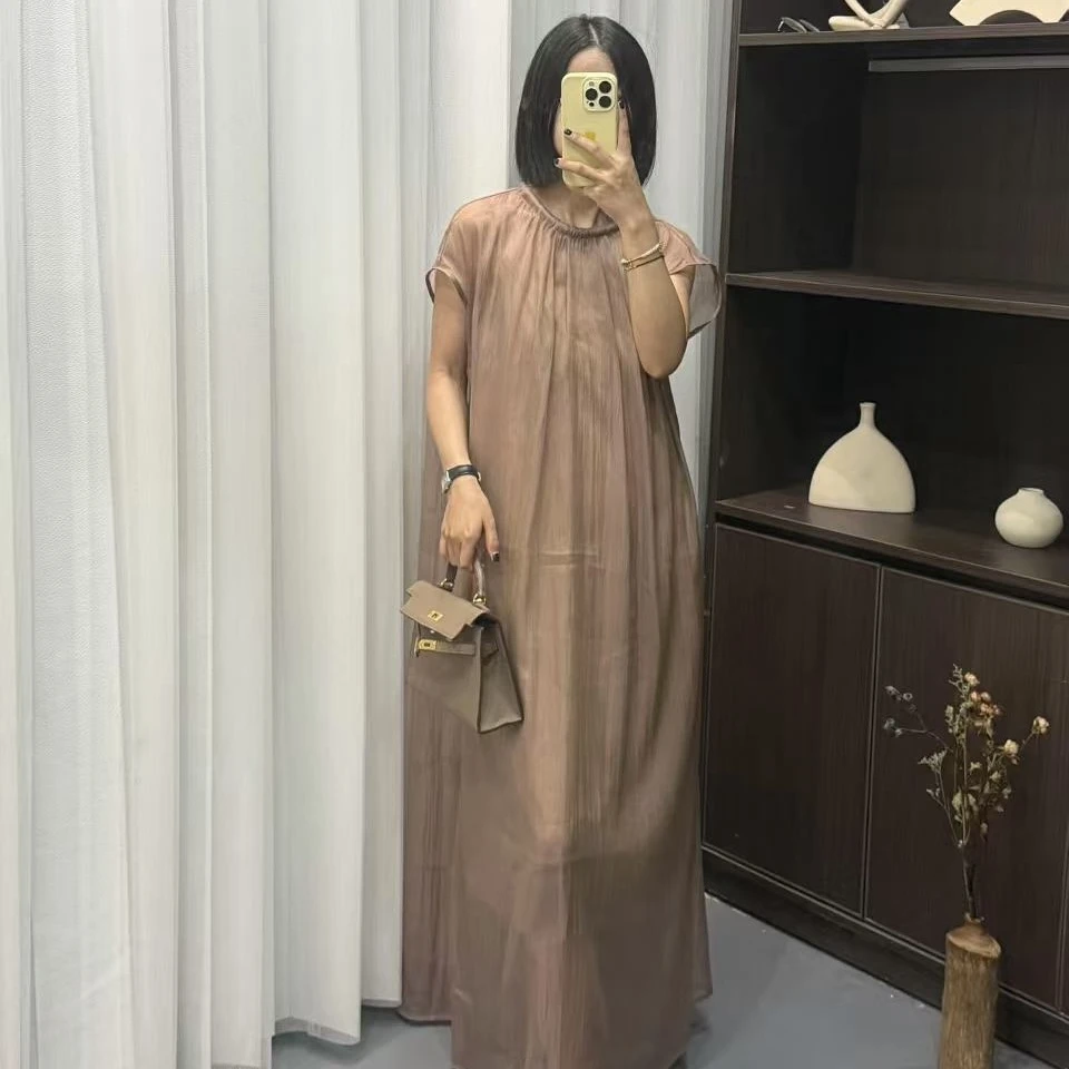 宸渡新款《女神连衣裙两件套豆沙色》0178#