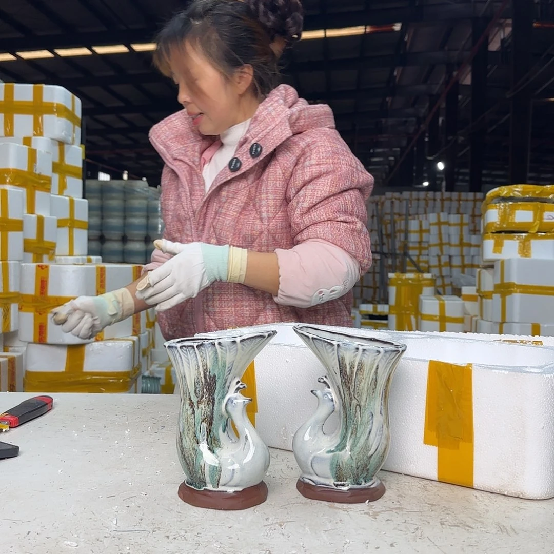 紫砂花盆云上花盆直播0104-36