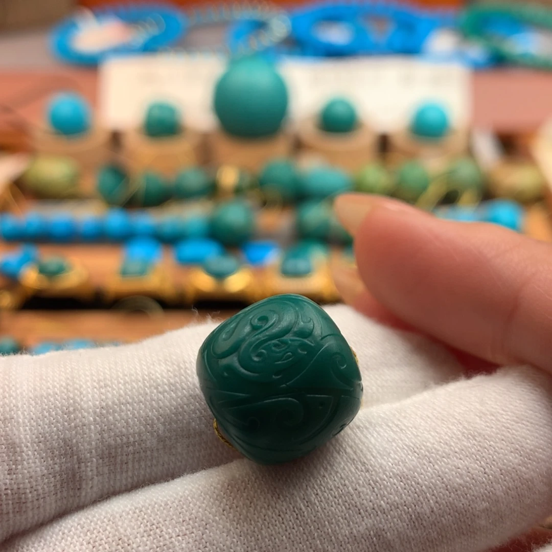 绿松石未镶嵌绿松石15mm